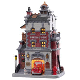 Lemax Lighted Buildings Lemax Engine Company No. 9, B/O LED